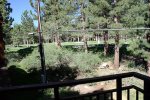 Mammoth Lakes Vacarion Rental Woodlands 28 - Deck on Sierra Star Golf Course Fairway 12
